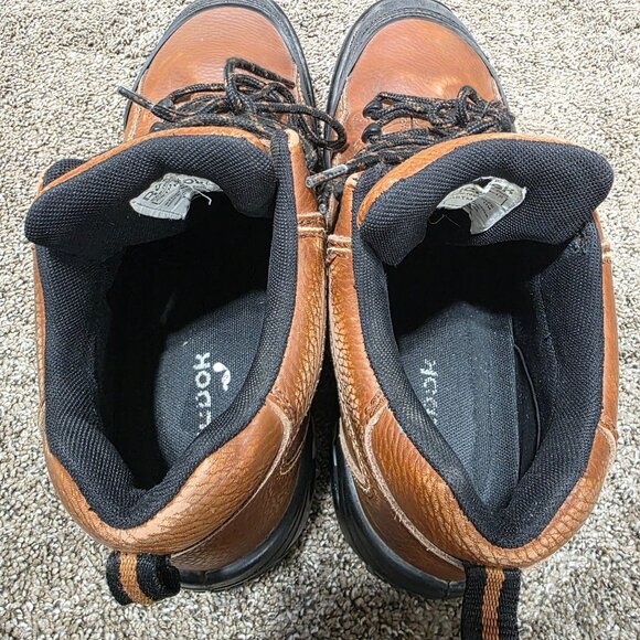 Reebok Work RB833 Men’s 11M Safety Toe Hiker Boots Brown Leather EH Slip Resista - Picture 8 of 13